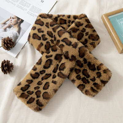 Bufanda de Leopardo Gruesa y Suave para Otoño e Invierno - Image 3