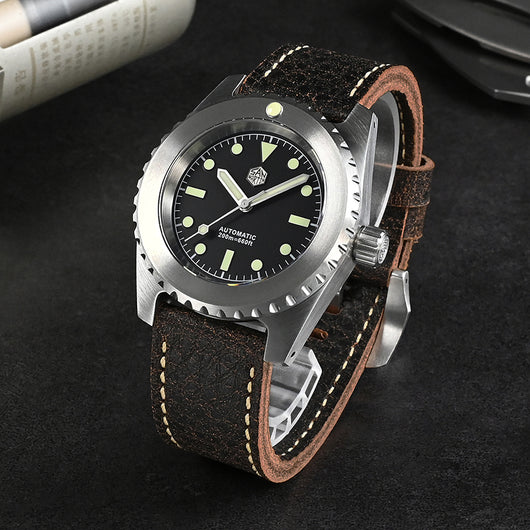 Reloj Deportivo Automático de Acero Inoxidable para Buceo