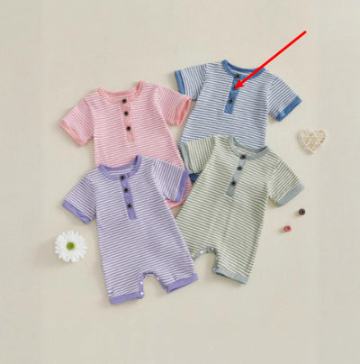 Conjunto de 4 Piezas en Algodón Puro con Rayas - Estilo Casual - Image 6