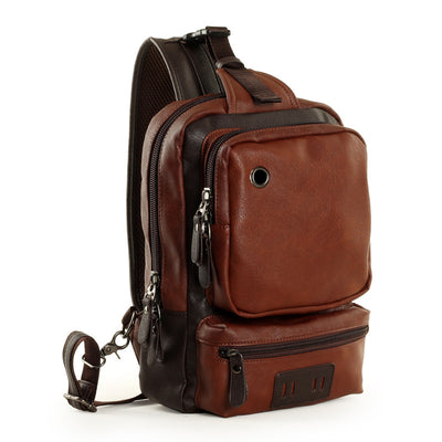 Mochila de Cuero para Hombre - Estilo Estudiante y Casual - Image 13