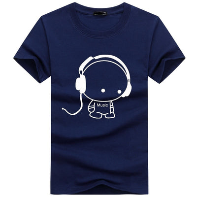 Camiseta Manga Corta Hombre Talla Grande Suelta Casual Verano - Image 8