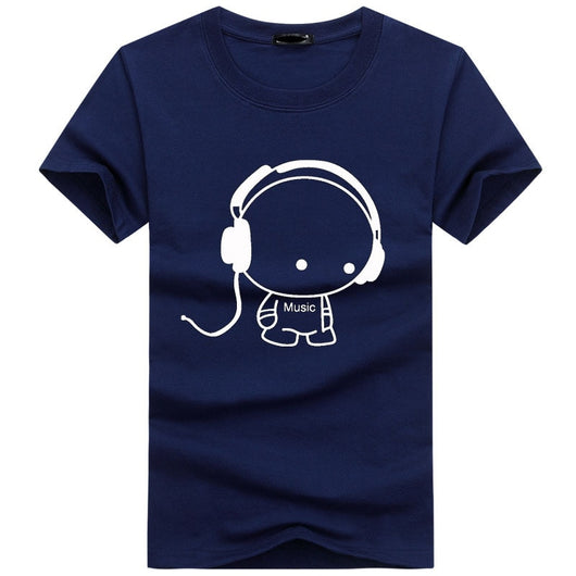Camiseta Manga Corta Hombre Talla Grande Suelta Casual Verano - Image 8