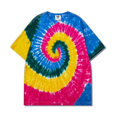 Camiseta Hip Hop Rayas Remolino Manga Corta - Image 27