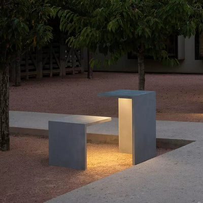 Banco Iluminado de Diseño Moderno para Exteriores