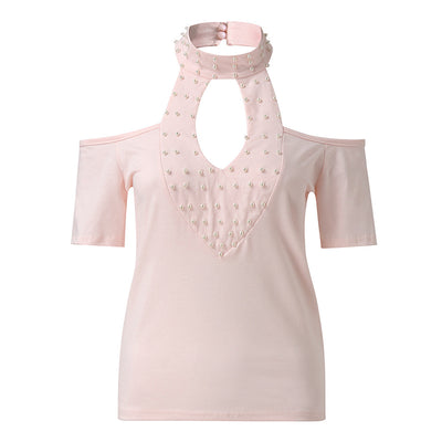 Blusa Ejecutiva de Manga Corta para Mujer - Image 9