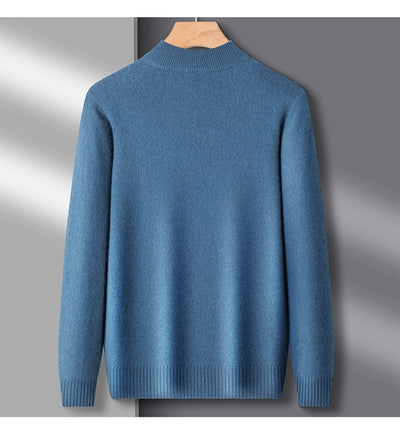 Suéter Cuello Alto Casual para Hombre - Diseño Minimalista Versátil - Image 33