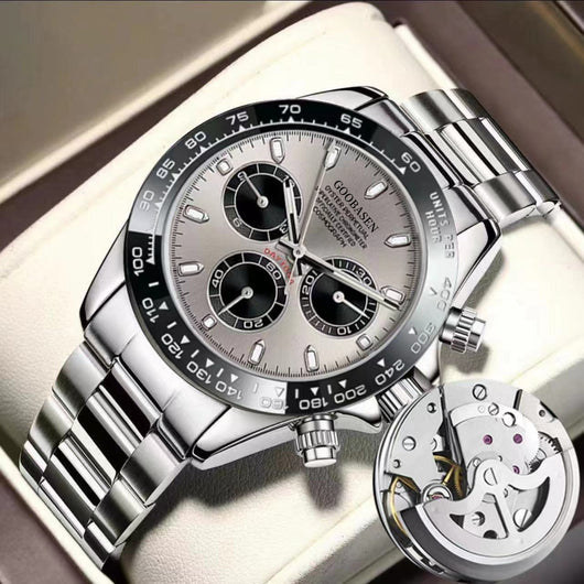 Reloj Mecánico para Hombre con Calendario y Movimiento Quartz - Image 5