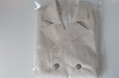 Saco Gótico Steampunk Jacquard Doble Botonadura - Image 14