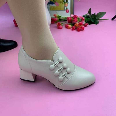 Zapatos Cómodos para Mujer con Tacón Bajo y Suela Suave - Image 3