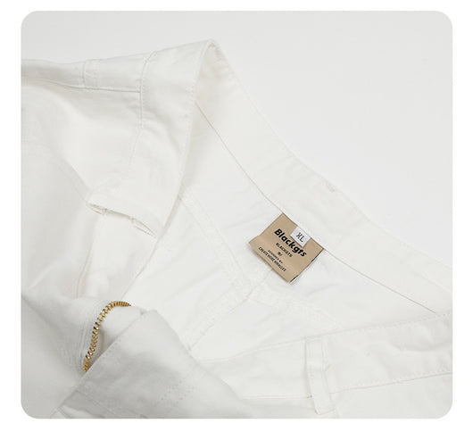 Overol Recto Blanco para Hombre - Diseño Minimalista Moda Americana - Image 16