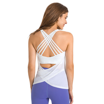 Top Deportivo Mujer Push-up con Soporte - Blusa Suelta para Yoga y Running - Image 2