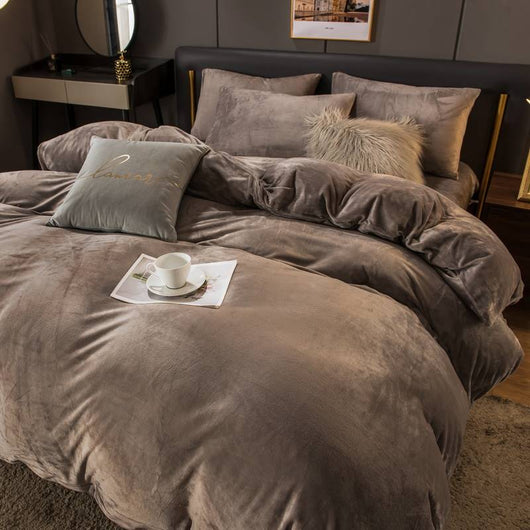 Juego de Cama Matrimonial Premium Franela Gruesa con Volante - Image 26