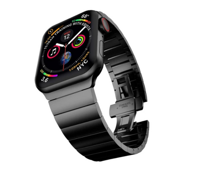 Correa Metálica de Acero Inoxidable Compatible con Apple Watch - Image 4