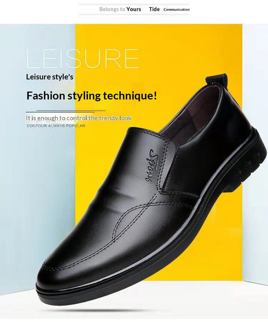 Zapatos de Cuero Respirable para Hombre - Elegancia Casual y Profesional - Image 9