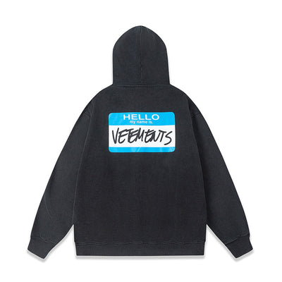 Cardigan Hoodie Desgarrado con Cierre - Image 4