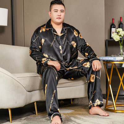 Pijama Hombre Talla Extra Seda Helada Corte Relajado - Image 8