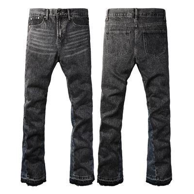 Jeans Retro de Contraste para Hombre - Image 4