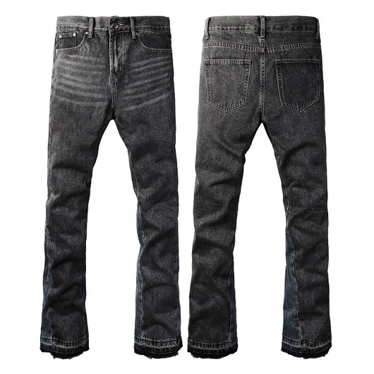 Jeans Retro de Contraste para Hombre - Image 4