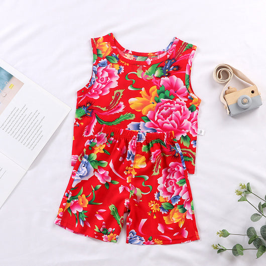Chaleco Estampado de Algodón y Seda para Niños y Niñas - Verano Ligero - Image 2