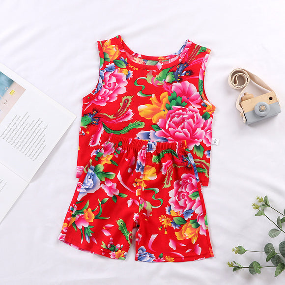 Chaleco Estampado de Algodón y Seda para Niños y Niñas - Verano Ligero
