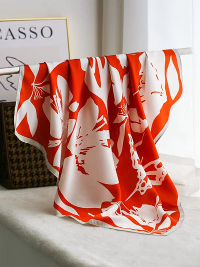 Pañuelo de Seda Cuadrado Lujo Elegante - Accesorio Premium para Regalo - Image 19