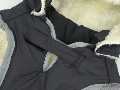 Ropa Impermeable para Perros con Capucha Desprendible - Diseño Camuflaje - Image 15