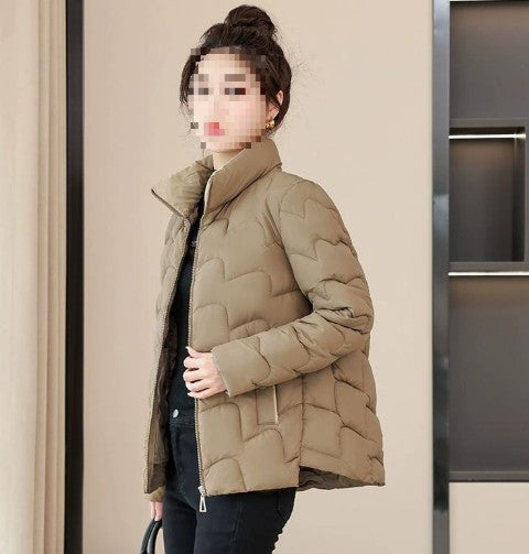 Abrigo Acolchado de Algodón Estilo Coreano para Mamás - Image 13