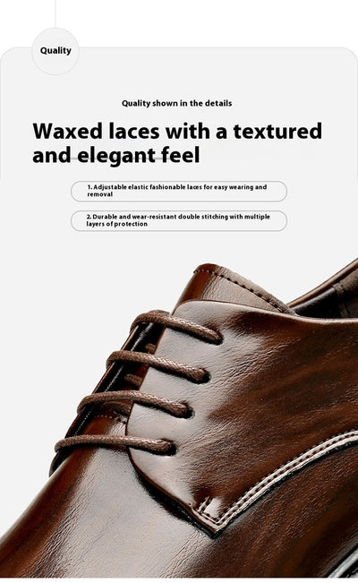 Zapatos de Cuero para Hombre - Elegancia Formal para Bodas y Eventos - Image 23