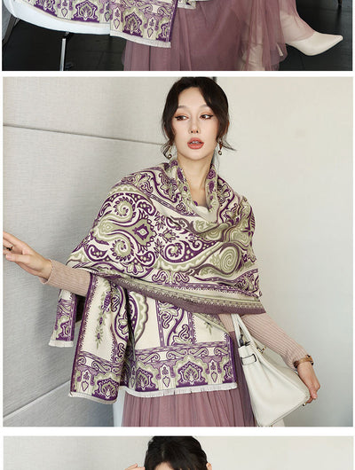 Chal Versátil de Oficina Estilo Coreano para Otoño e Invierno - Image 39