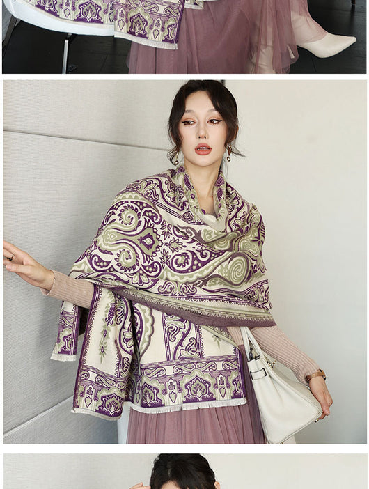 Chal Versátil de Oficina Estilo Coreano para Otoño e Invierno - Image 39