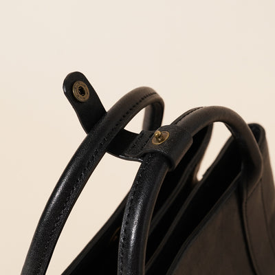 Bolso de Cuero Genuino Capacidad Grande - Bolsa Casual para Hombro - Image 9