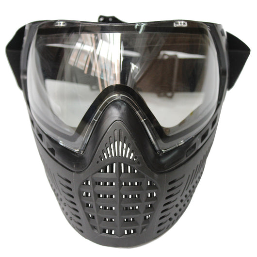 Máscara Protectora Paintball Doble Capa con Banda Elástica Negra - Image 2