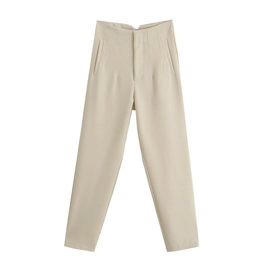 Pantalones de Trabajo Elegantes Cintura Alta para Mujer - Ajuste Slim Fitness - Image 8
