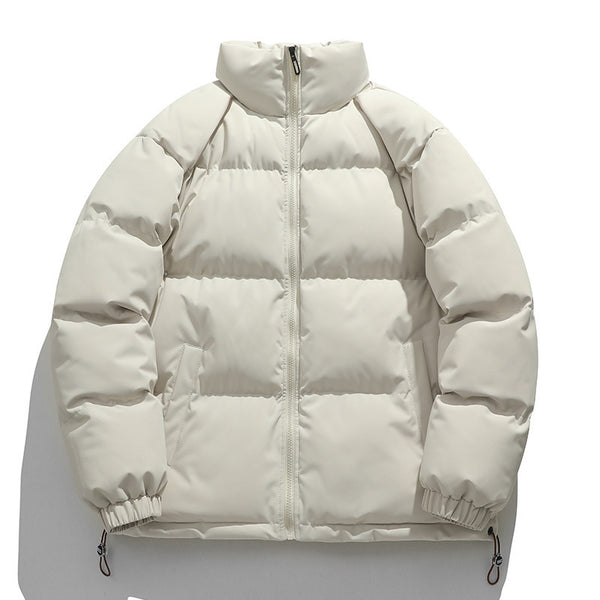 Chaqueta Acolchada de Plumas para Hombre con Cuello Alto