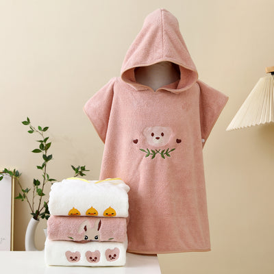 Bata Infantil con Capucha de Osito Bordado - Image 12