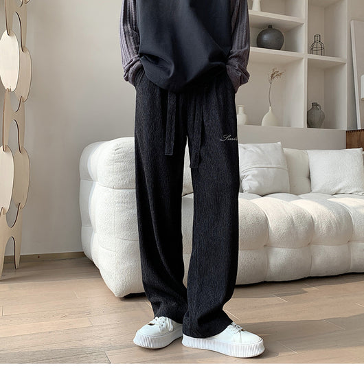 Pantalones Anchos Plisados Holgados - Image 32