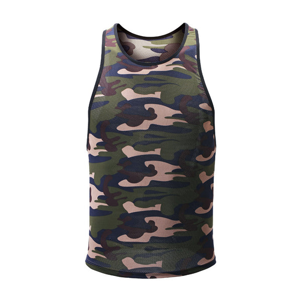 Chaleco Deportivo de Malla Camuflaje Personalizable para Hombre