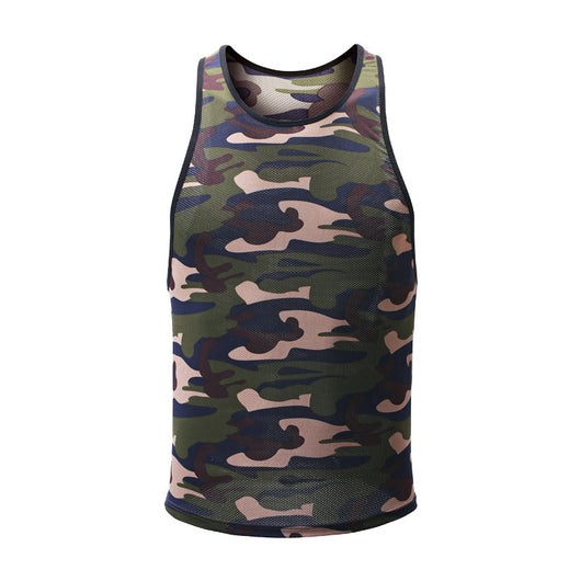 Chaleco Deportivo de Malla Camuflaje Personalizable para Hombre - Image 2