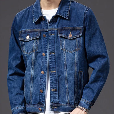 Chaqueta Denim Slim Fit para Hombre - Estilo Urbano Moderno - Image 4