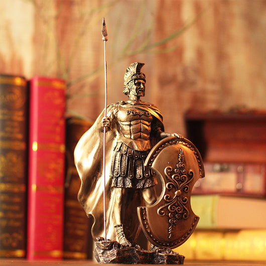 Figura Decorativa Samurái Retro - Ornamento Guerrero para Bar y Hogar