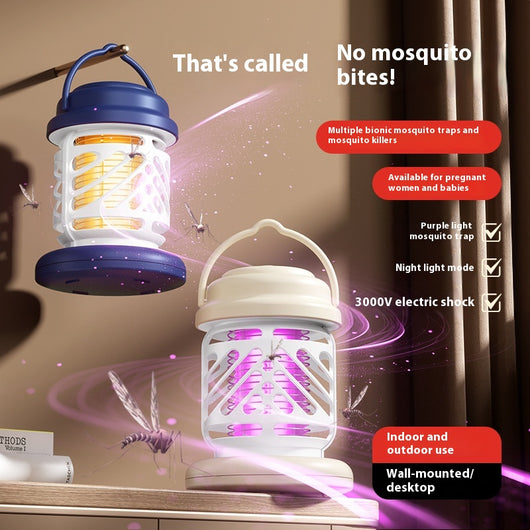 Lámpara Mata Mosquitos con Descarga Eléctrica - Repelente de Insectos