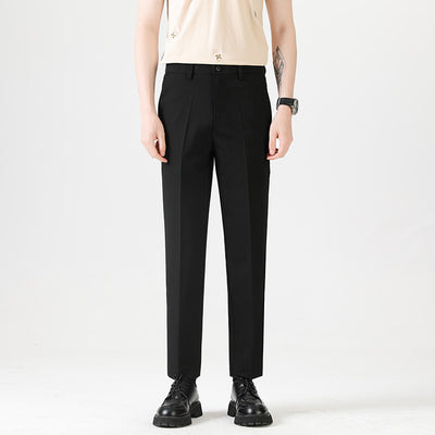 Pantalones Casuales Elásticos Slim Fit Lujo Ligero para Hombre - Image 6