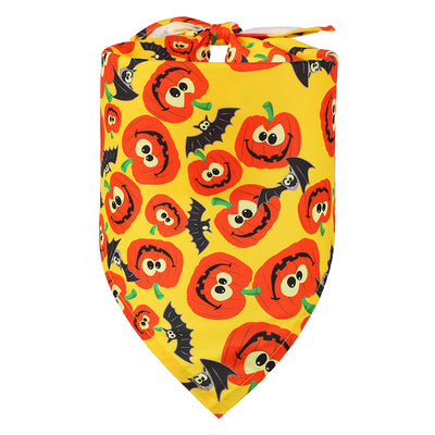 Babero Triangular Halloween para Mascotas con Diseño de Calavera - Image 15