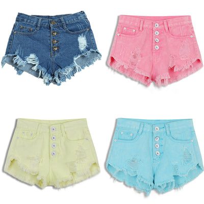 Shorts de Mezclilla Cintura Alta para Mujer - Image 2