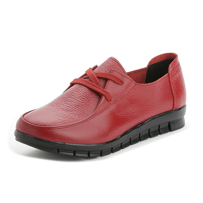 Zapatos de Cuero para Mamá - Cómodos, Antideslizantes y Casuales - Image 3