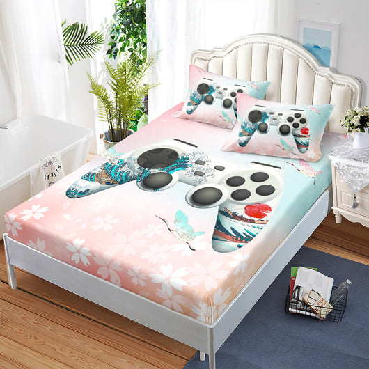 Juego de Sábana Ajustable, Funda Nórdica y Fundas de Almohada Gamer con Tecnología Refrescante - Image 12