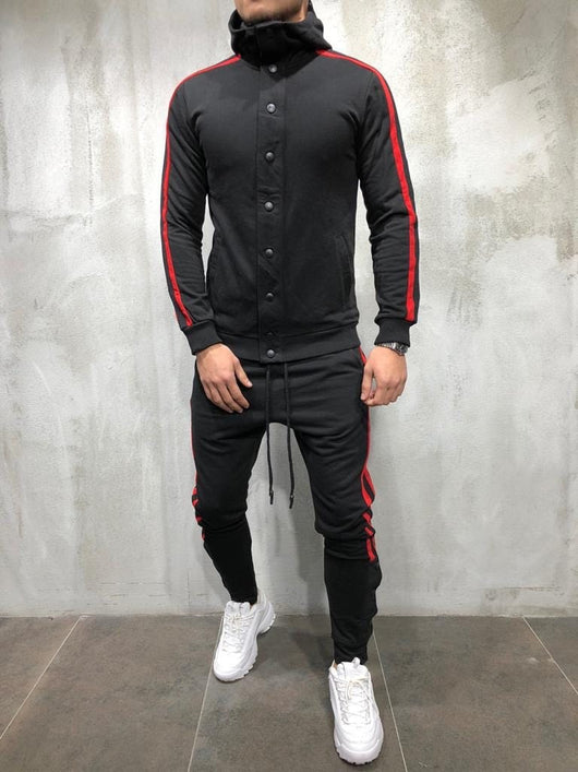 Cardigan Deportivo con Capucha y Botones para Hombre - Image 9