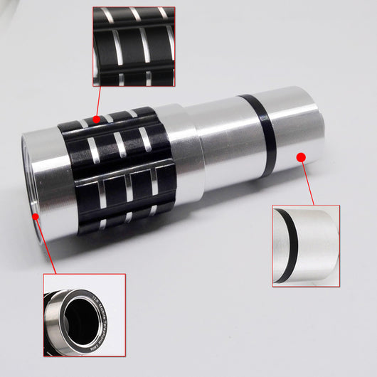 Lente Teleobjetivo 12x con Clip Universal para Celular - Image 3