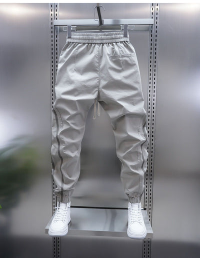 Pantalones Casuales Holgados a Rayas para Hombre - Image 7