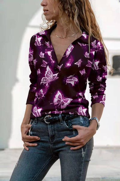 Blusa Elegante Slim Fit Cuello V Manga Larga para Mujer - Image 3